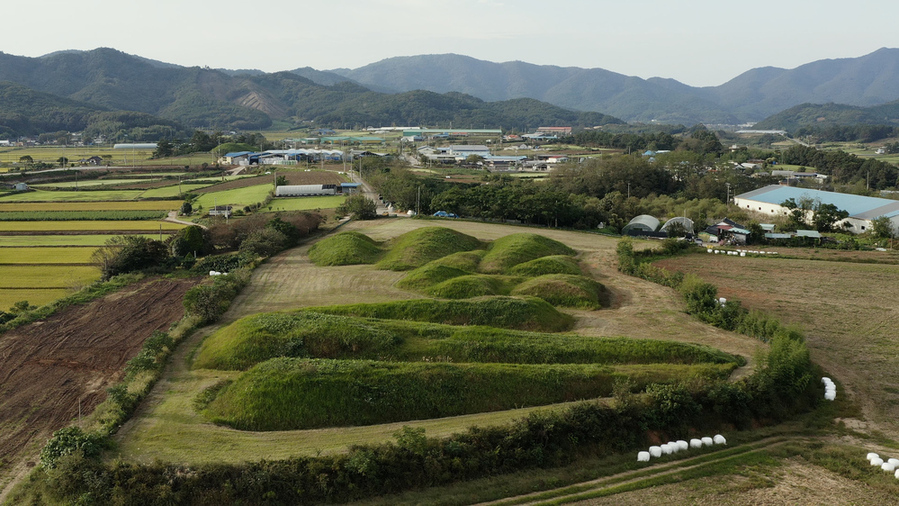▲ 함평군 예덕리 고분군 모습ⓒ함평군 제공