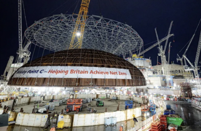 ▲ 영국 힝클리 포인트 현장. ⓒBBC 캡처