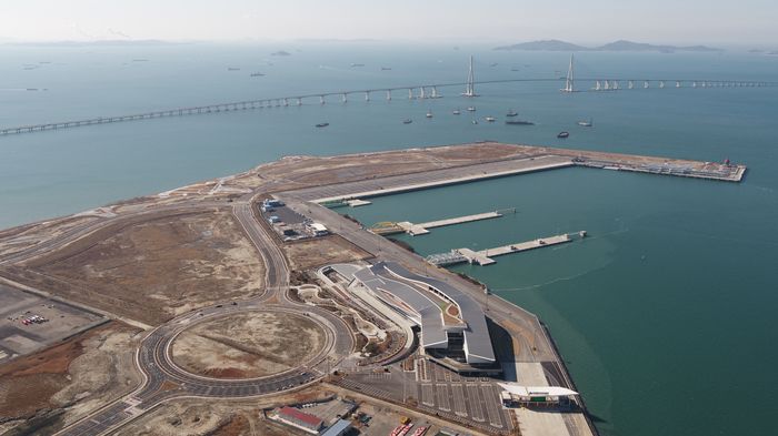 ▲ 인천항 국제여객터미널 배후단지  골드하버 전경 ⓒ인천경제청 제공