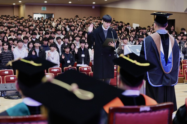 ▲ 충북대, 신입생 입학식 개최