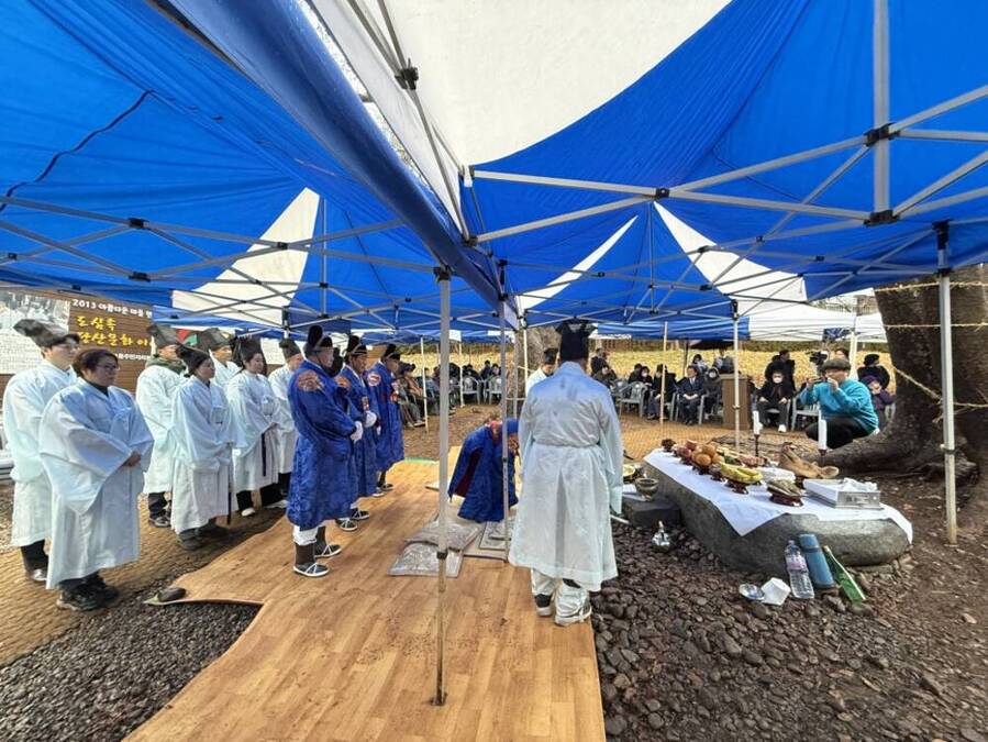 ▲ 2025년 문산당산제 제례 모습ⓒ광주광역시 북구청 제공