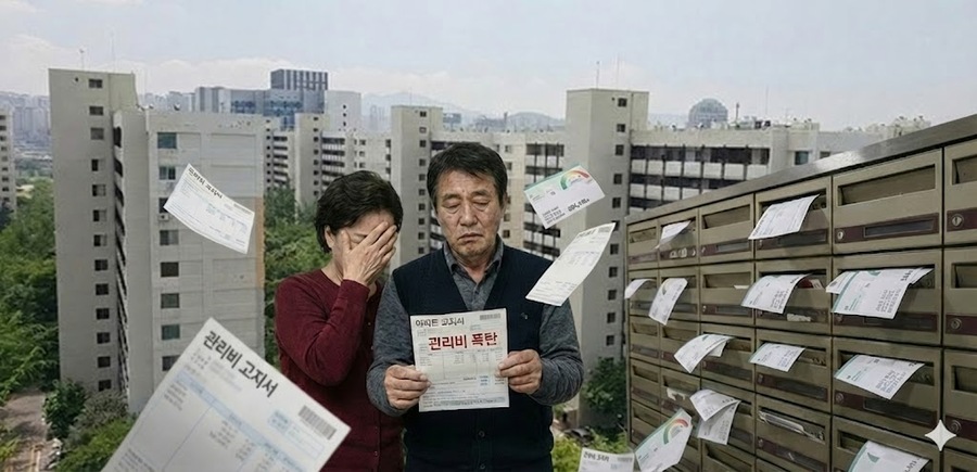 ▲ 여의도 아파트 관리비 폭탄의 실체는 단지별로 달라 노후 단지는 '겨울철 난방비'가, 주상복합은 '공용비와 적립금'이 고지서 무게를 결정하는 것으로 나타났다.ⓒAI 생성 이미지