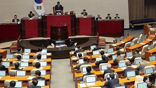 ▲ 국민의힘이 추천한 방송미디어통신위원회 천영식 상임위원 후보자 추천안이 26일 국회 본회의에서 부결됐다. ⓒ연합뉴스