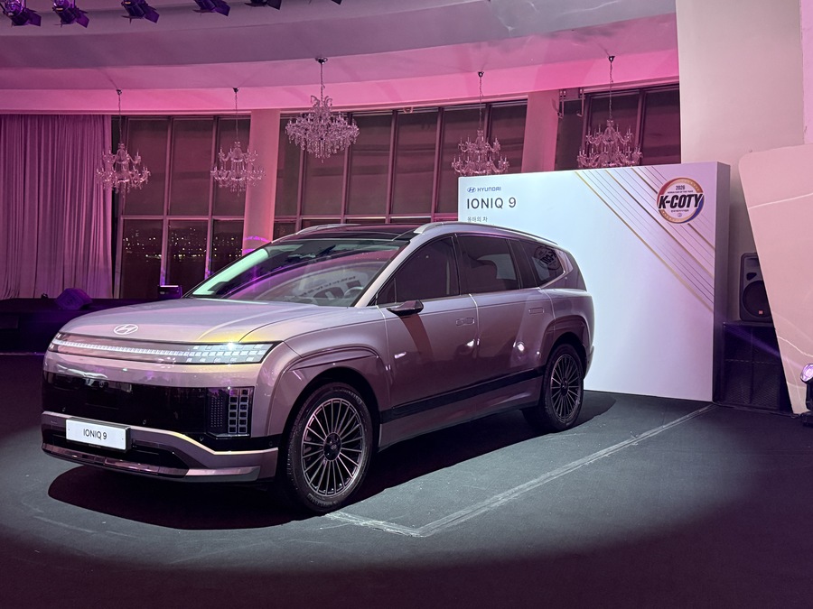 ▲ 아이오닉9이 한국자동차기자협회가 선정한 2026 대한민국 올해의 차에 선정됐다.ⓒ김수한 기자