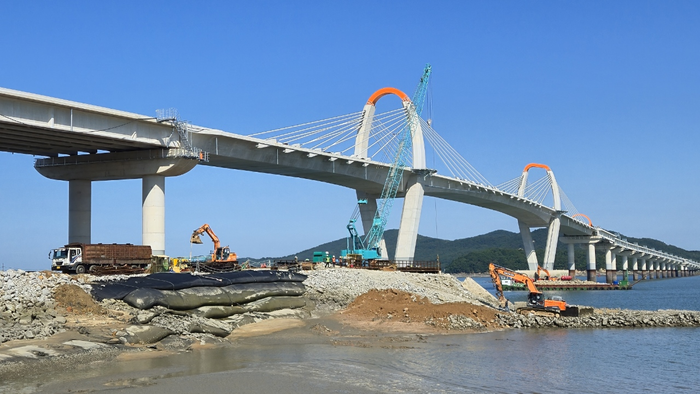 ▲ 인천 중구 신도평화대교 전경 ⓒ 인천시 제공