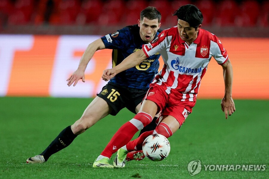 ▲ 설영우의 즈베즈다와 양현준의 셀틱이 나란히 UEL 16강 진출에 실패했다.ⓒ연합뉴스 제공