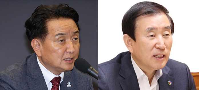 ▲ 김영환 충북지사(온쪽)와 조길형 전 충주시장. ⓒ뉴데일리DB