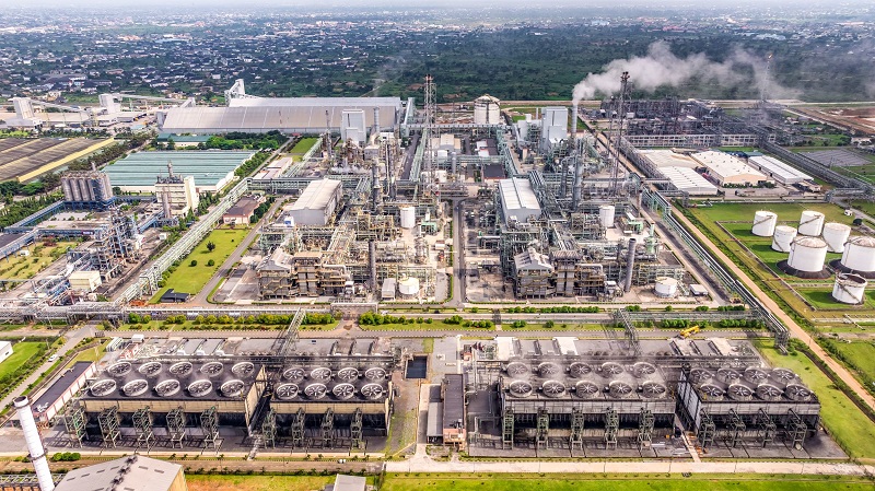 ▲ 나이지리아 인도라마 비료공장 현장 전경.ⓒ대우건설 제공