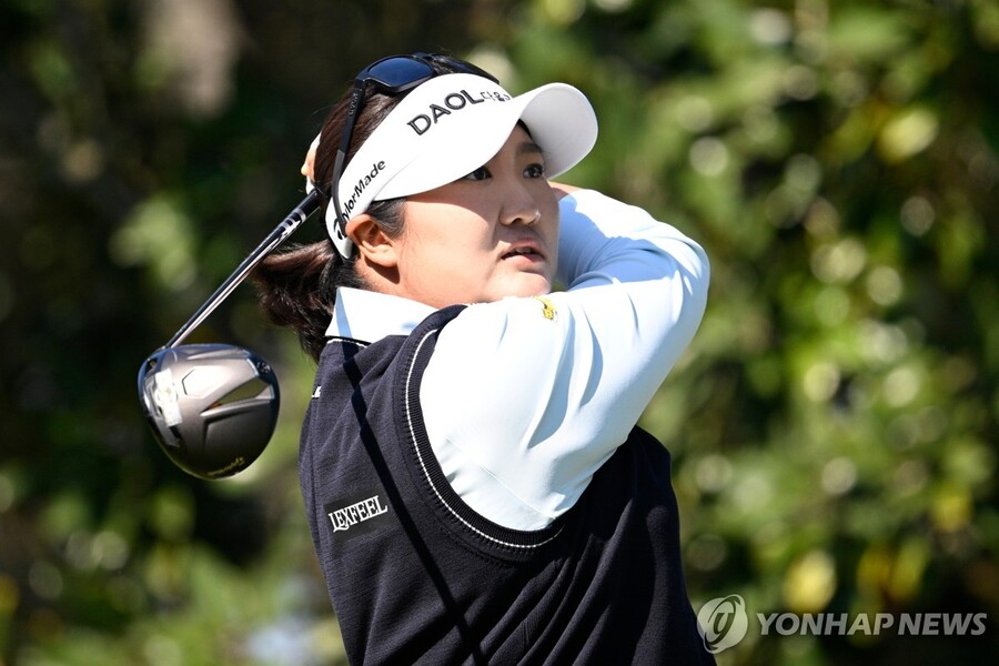 ▲ 유해란이 LPGA 투어 HSBC 월드챔피언십 3라운드에서 선두에 1타 뒤진 공동 3위에 위치했다.ⓒ연합뉴스 제공