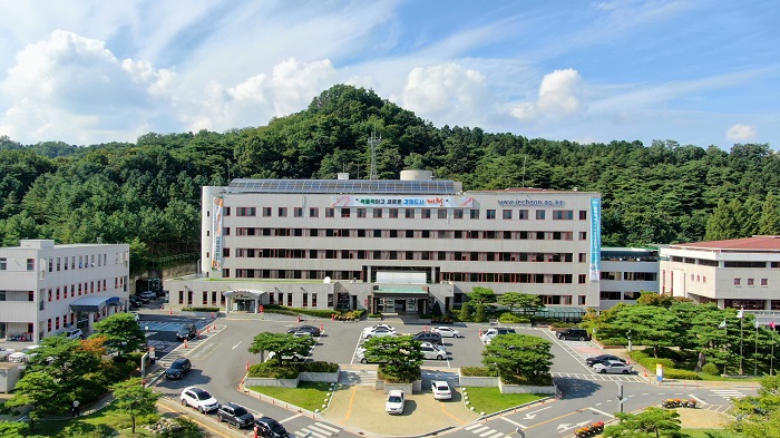 ▲ 제천시청 전경.