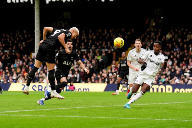 ▲ 토트넘이 풀럼에 패배하며 강등 위기에 놓였다.ⓒ연합뉴스 제공