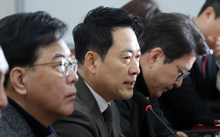 ▲ 장동혁 국민의힘 대표가 2일 국회에서 열린 최고위원회의에서 모두발언을 하고 있다. ⓒ연합뉴스