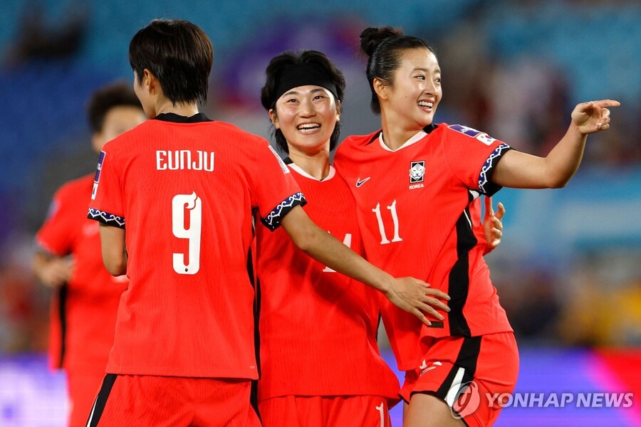 ▲ 한국 여자 대표팀이 아시안컵 A조 1차전에서 이란을 3-0으로 대파했다.ⓒ연합뉴스 제공