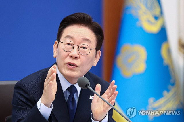 ▲ 발언하고 있는 이재명 대토령. ⓒ연합뉴스