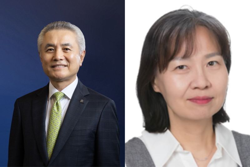 ▲ 왼쪽부터 박종복 전 SC제일은행장, 임승연 국민대학교 교수 ⓒ신한금융