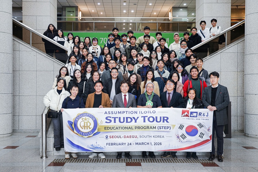 ▲ 대구대학교가 지난 2월 26일 필리핀의 명문 사립고등학교인 어썸션 일로일로(Assumption Iloilo) 고등학교 방문단을 맞이해 대학의 선진화된 글로벌 교육 인프라를 선보이는 시간을 가졌다ⓒ대구대