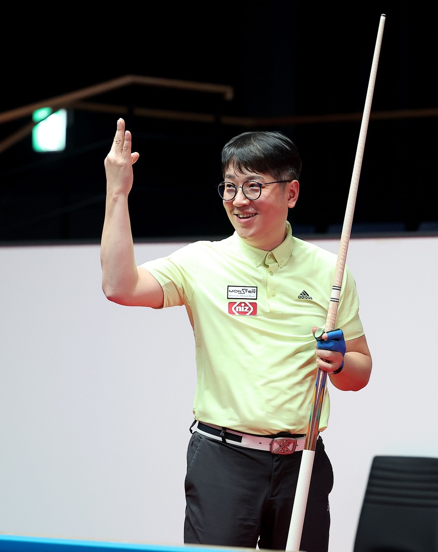 ▲ 'PBA 챔프' 출신 오성욱이 드림투어에서 최초로 '3연속 우승'을 달성했다.ⓒPBA 제공