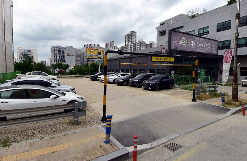 ▲ 장재리 임시공영주차장 모습.ⓒ아산시