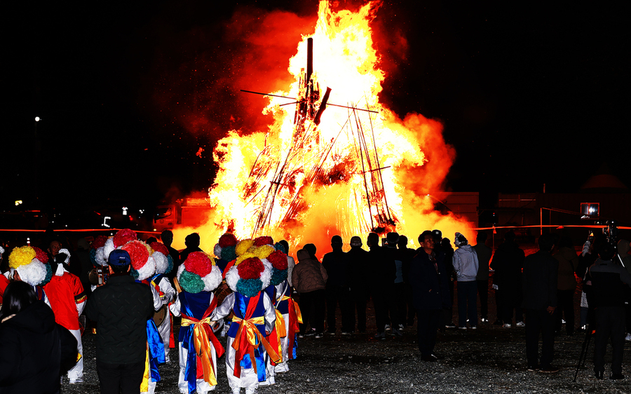 ▲ 제19회 정월대보름맞이 전통 세시풍속 재현행사 모습ⓒ함평군 제공