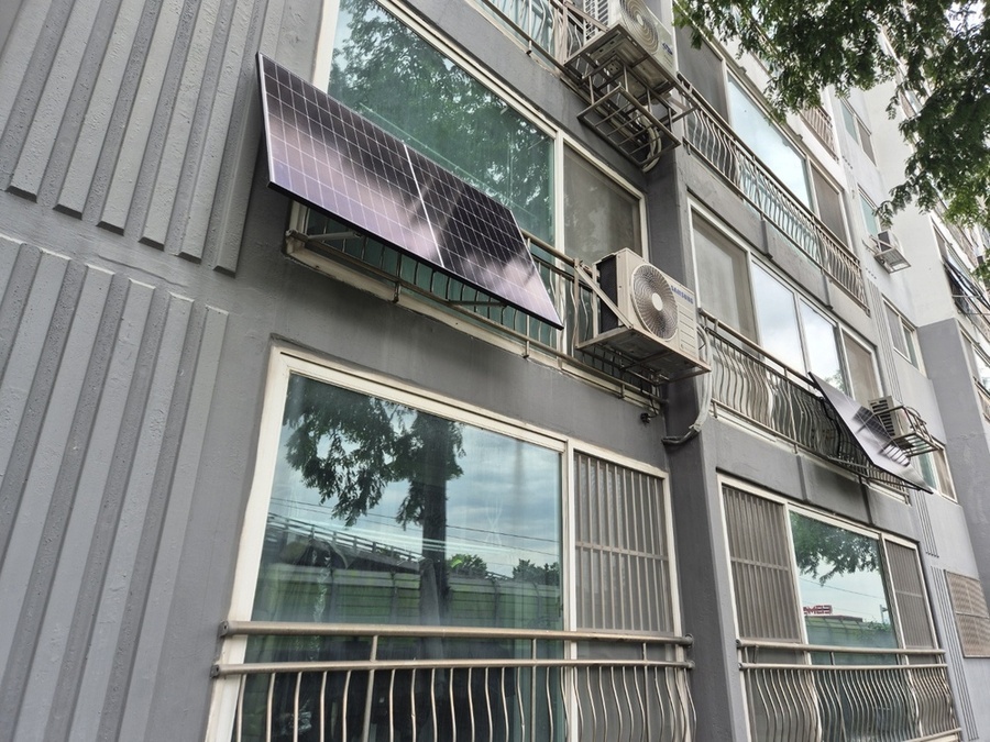 ▲ 미니태양광(공동주택형)ⓒ광주광역시 제공