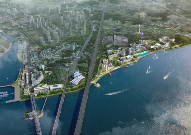 ▲ 평택호 전경ⓒ평택시 제공