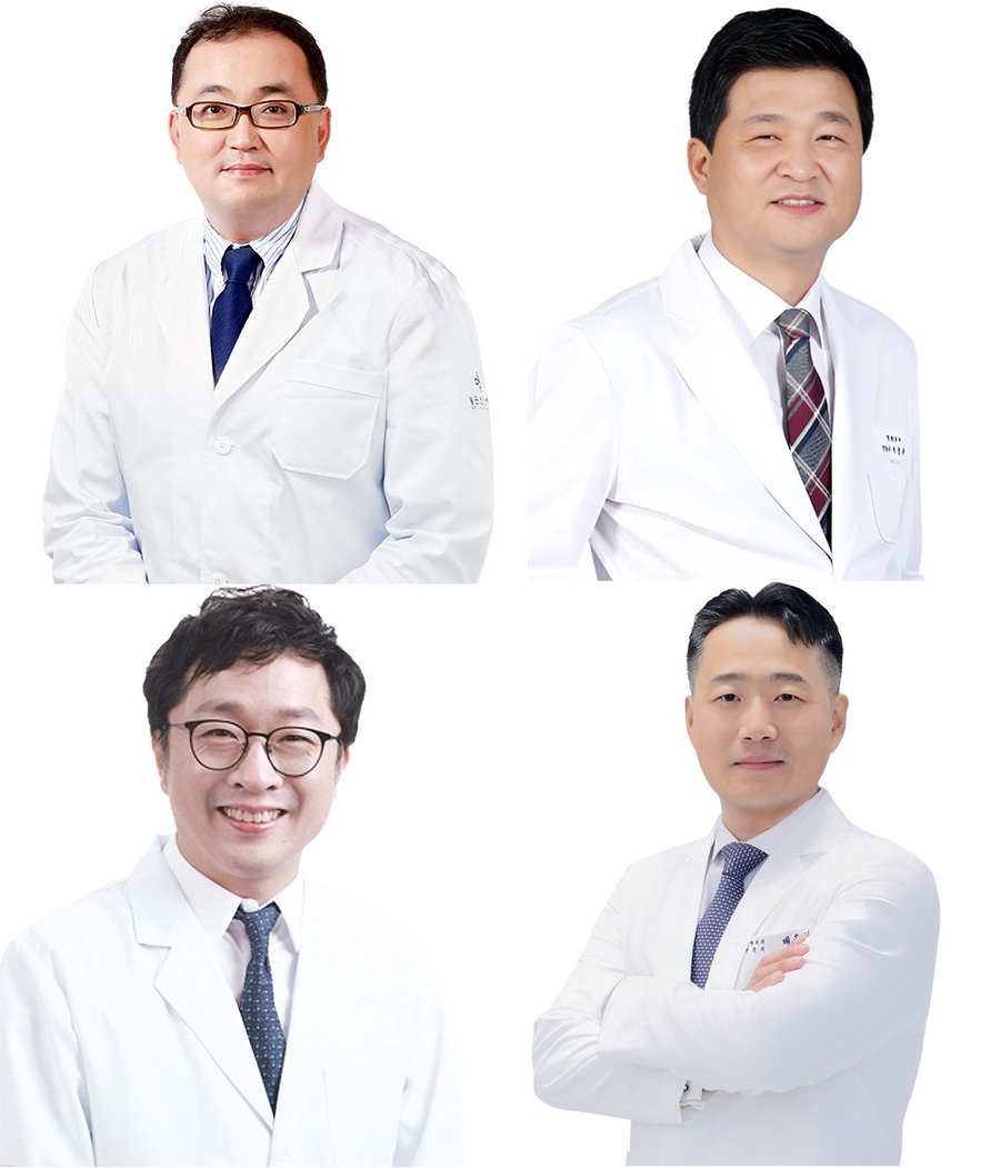 ▲ 왼쪽 부터 정형외과1 박창규 병원장, 정형외과2 박현규 부원장, 정형외과3 김윤종 과장, 성형외과 배우식 과장.ⓒ좋은선린병원