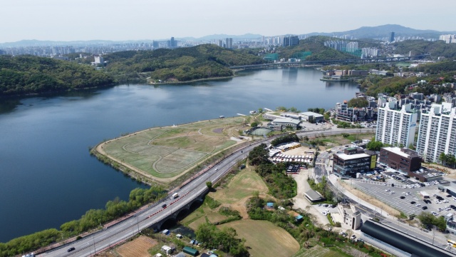 ▲ 기흥호수공원 전경. ⓒ용인시 제공