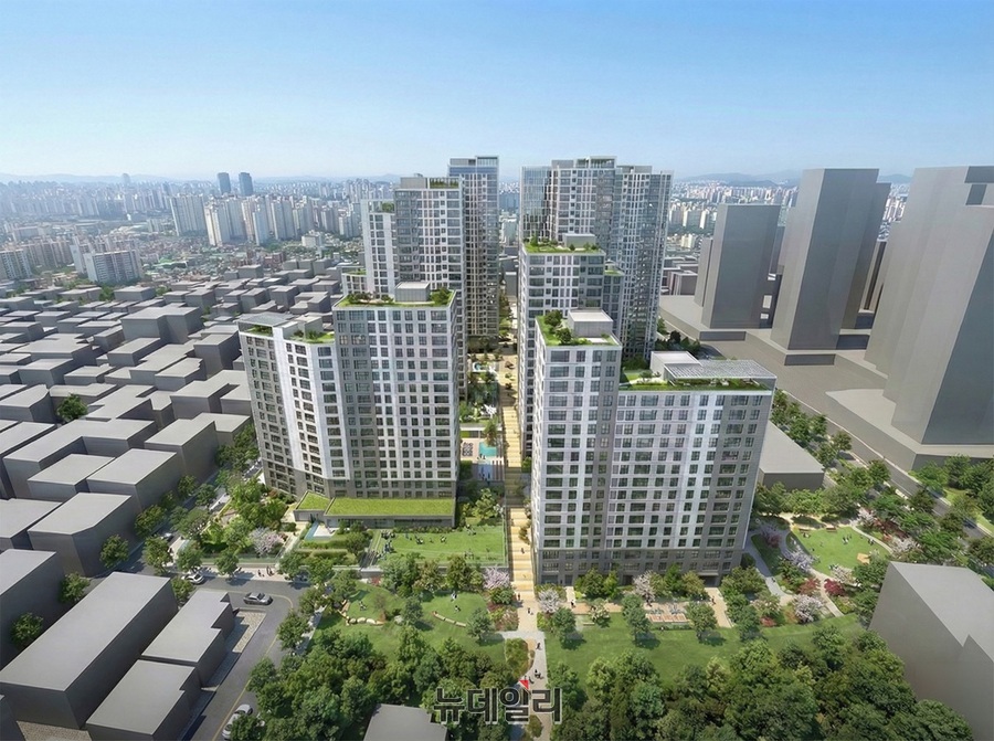 ▲ 송파한양1차아파트 재건축 정비계획 조감도 ⓒ서울시