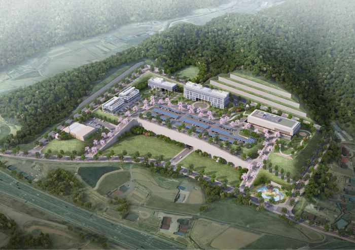 ▲ 동현지구 스마트 창조도시 R&D클러스터 조감도.ⓒ공주시