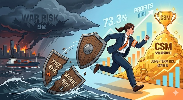 ▲ 미국·이스라엘과 이란의 전쟁의 여파가 확산하는 가운데 국내 손해보험업계가 보험 본연의 역할인 사회 안전망 보장 기능을 외면하고 있다는 지적이 나온다. ⓒ제미나이