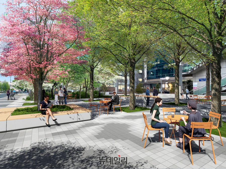 ▲ G밸리 내 조성될 공개공지 예상 모습 ⓒ서울시