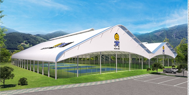 ▲ 서화 테니스장 및 풋살장 조감도. ⓒ인제군