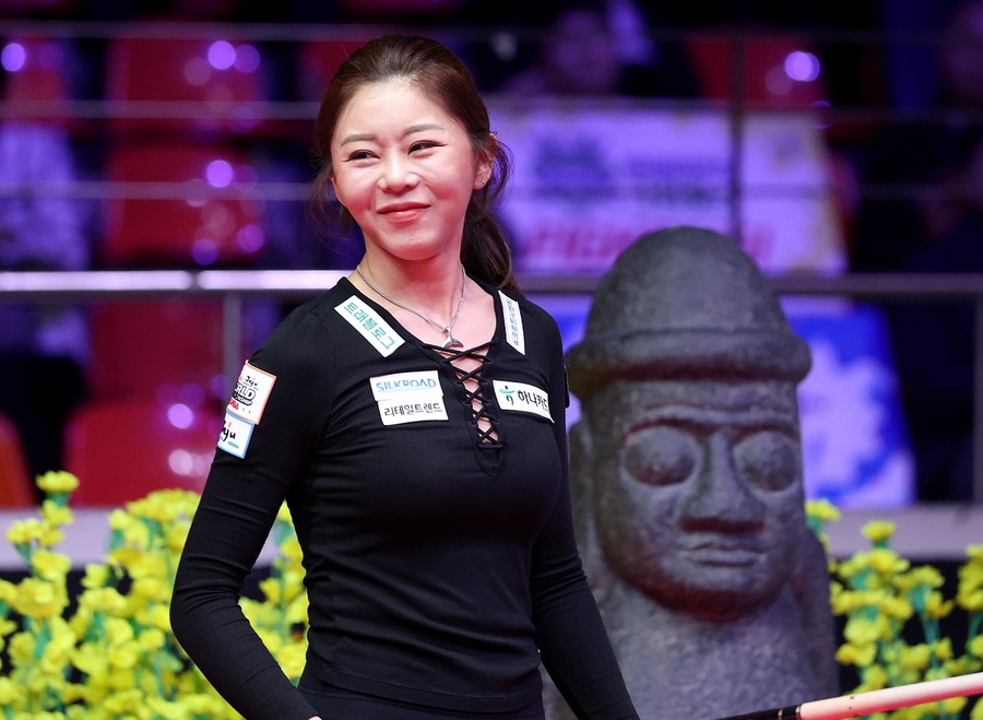 ▲ '당구 여제' 김가영이 최초로 월드챔피언십 3연패에 도전한다.ⓒPBA 제공