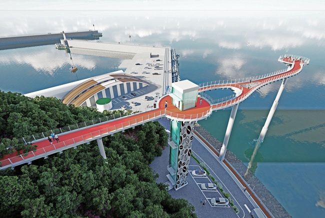 ▲ 안목 죽도봉 스카이밸리 조감도. ⓒ강릉시