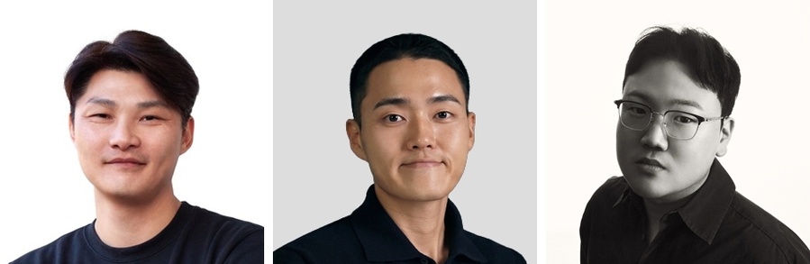 ▲ 왼쪽부터 김은만 서비스플랜코리아 CD, 김장한 디마이너스원 대표, 박성호 몽규 대표. ⓒ칸라이언즈서울