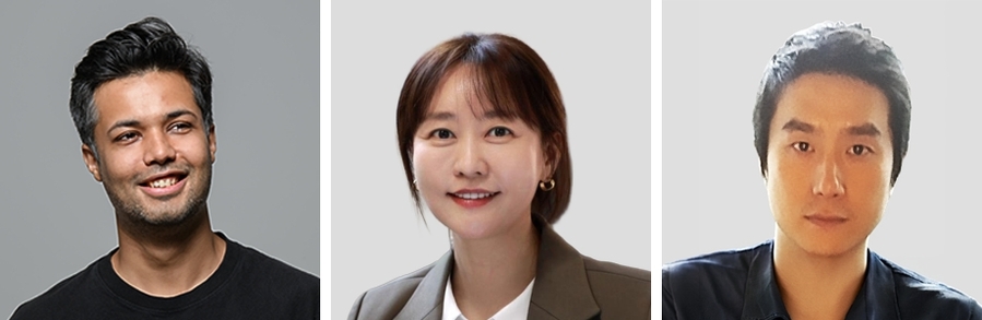 ▲ 왼쪽부터 사판 카디르(Saffaan Qadir) 파울러스 CD, 심지혜 마스30 대표, 이승원 차이커뮤니케이션 이사. ⓒ칸라이언즈서울