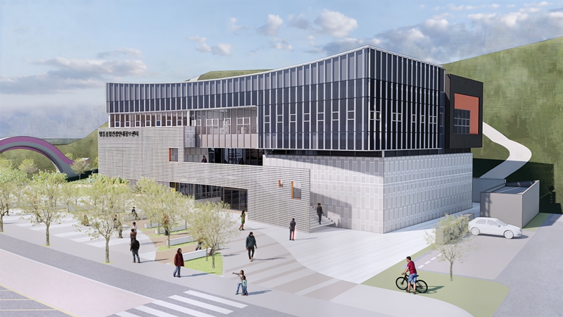 ▲ 영동 종합관광 안내 정보센터 조감도. ⓒ영동군