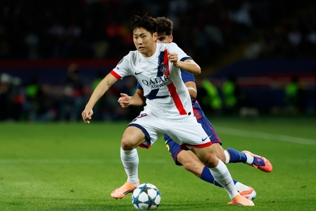 ▲ 이강인이 교체 출전했고, PSG는 AS모나코에 완패를 당했다.ⓒ연합뉴스 제공