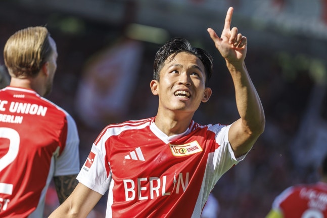 ▲ 베를린의 정우영이 교체 출전했고, 팀은 1-3 대패를 당했다.ⓒ뉴시스 제공