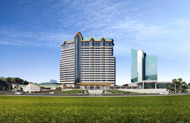 ▲ 그랜드호텔 건축 투시도. ⓒ강원랜드