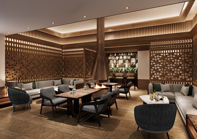 ▲ 그랜드호텔 VIP라운지 인테리어 투시도. ⓒ강원랜드