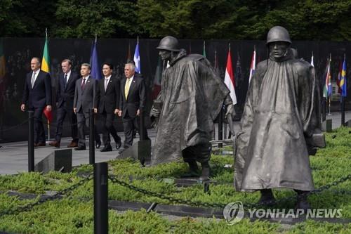 ▲ 추모공원에 건립된 참전용사 추모 조형물. ⓒ 연합뉴스