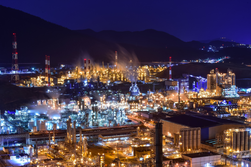 ▲ 여수 석유화학산업단지 전경.ⓒ여수시