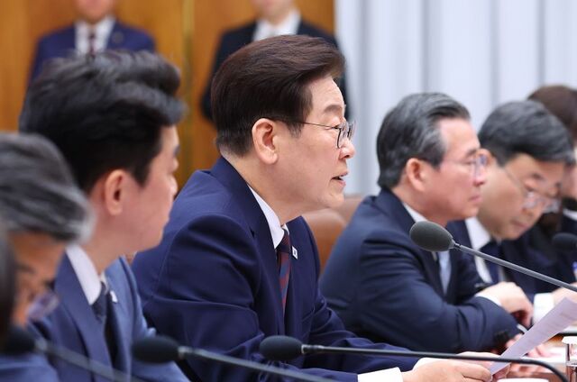 ▲ 이재명 대통령이 9일 청와대에서 열린 중동 상황 관련 비상경제점검회의에서 발언하고 있다. ⓒ뉴시스