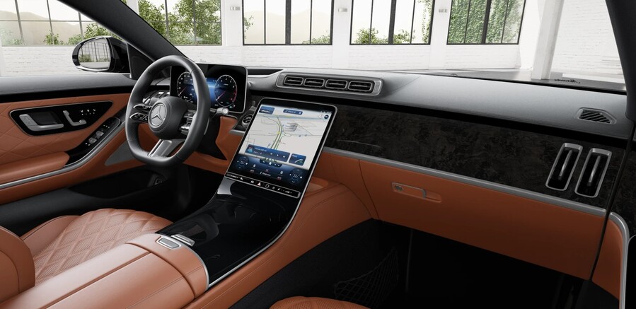 ▲ 벤츠 'S 450 4MATIC' 스탠다드 휠베이스 나이트 에디션 인테리어ⓒ벤츠 코리아