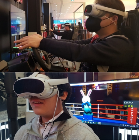 ▲ 인천 송도 VR 체험장 VR CUBE(큐브) ⓒ미래교육문화원 제공