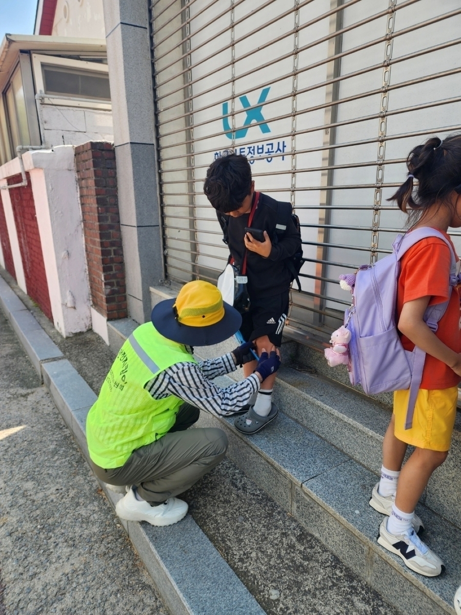 ▲ 아동안전지킴이 활동ⓒ전라남도 제공