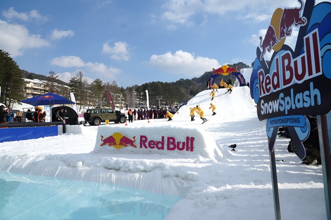 ▲ 레드불 스노우 스플래쉬 현장. ⓒ모나용평