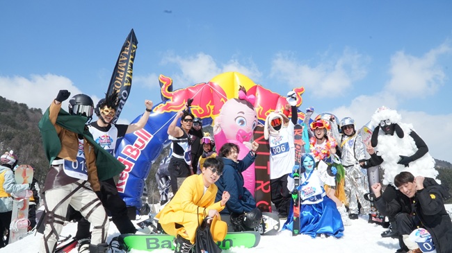 ▲ 레드불 스노우 스플래쉬 현장. ⓒ모나용평