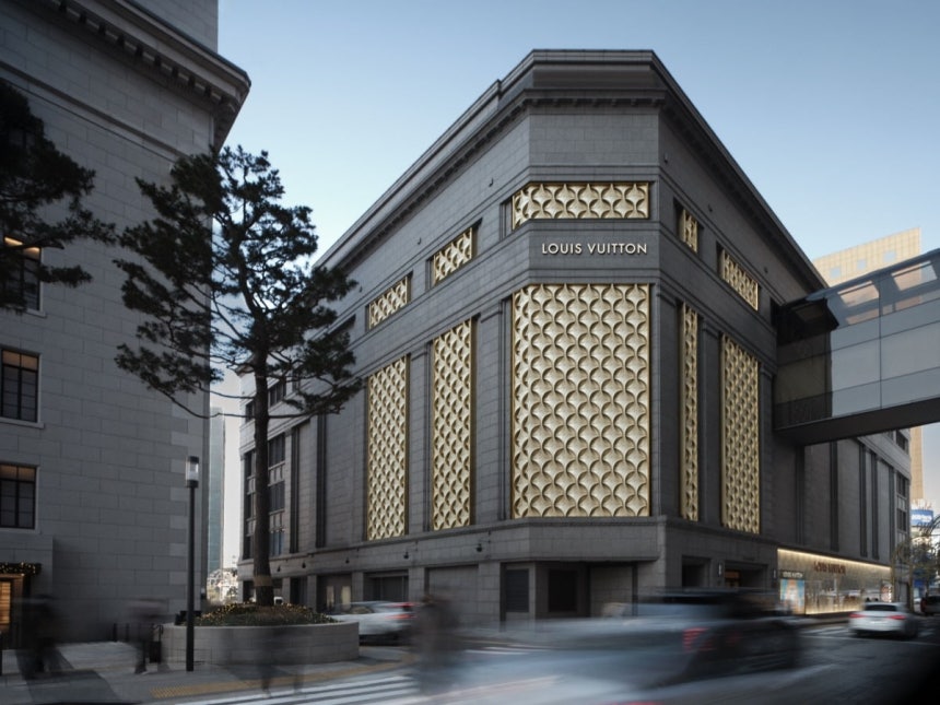 ▲ 서울 중구 신세계백화점 본점 더 리저브에 자리한 루이비통 비저너리 저니 서울 전경. ⓒ루이비통